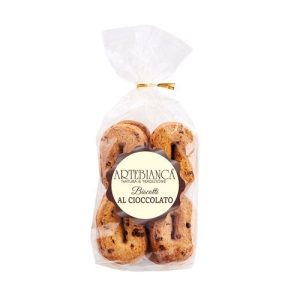 Biscotti al cioccolato Artebianca – sacchetto gr.350 x 10
