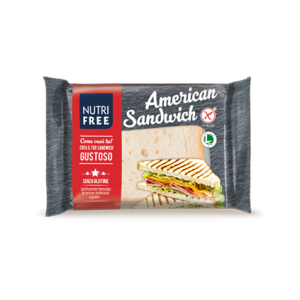 American sandwich Nutrifree gluten free – gr. 240 x 10 pezzi