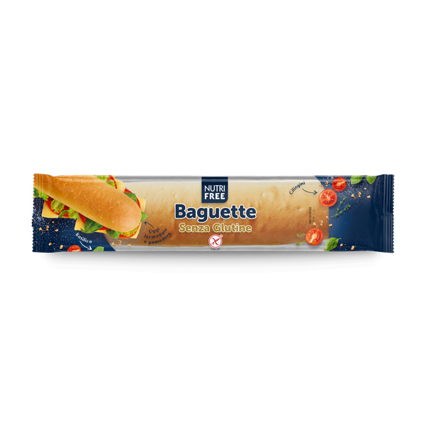 Baguette Nutrifree gluten free – gr. 90 x 10 pezzi