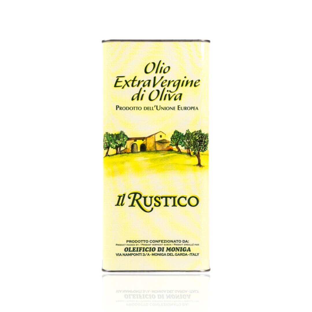 Olio Evo Rustico Oleificio Moniga del Garda Latta 5lt
