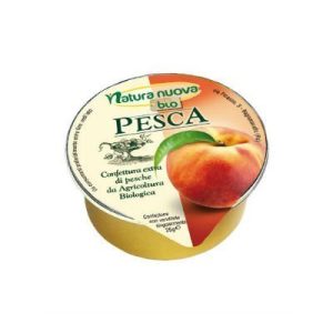 Confettura extra bio pesca monoporzioni hotel Natura Nuova – gr.25 x 120 pezzi