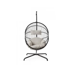 Poltrona Sospesa Pieghevole Con Cuscino Finley