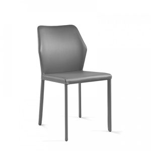 Sedia miro’-tex  grigio met./Be