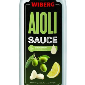 Aioli sauce (salsa all’aglio) Wiberg – cartone da 3 flaconi ml.740