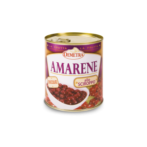 Amarene intere denocciolate Demetra barattolo kg.1 – confezione da 6 barattoli