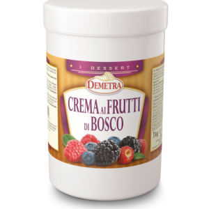 Crema ai frutti di bosco Demetra barattolo kg.1 – confezione da 4 barattoli