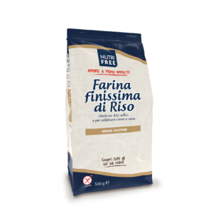 Farina di riso finissima Nutrifree gluten free – gr.500 x 10 confezioni