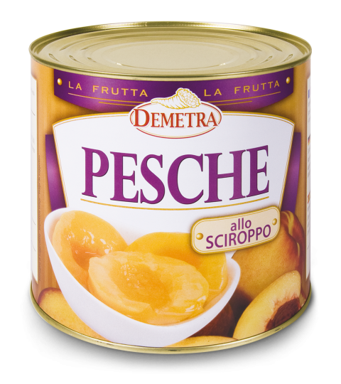 Pesche a metà Demetra – barattolo kg.1