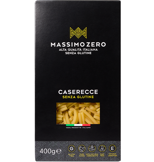 Caserecce Massimo Zero senza glutine – gr.400 x 12 pezzi