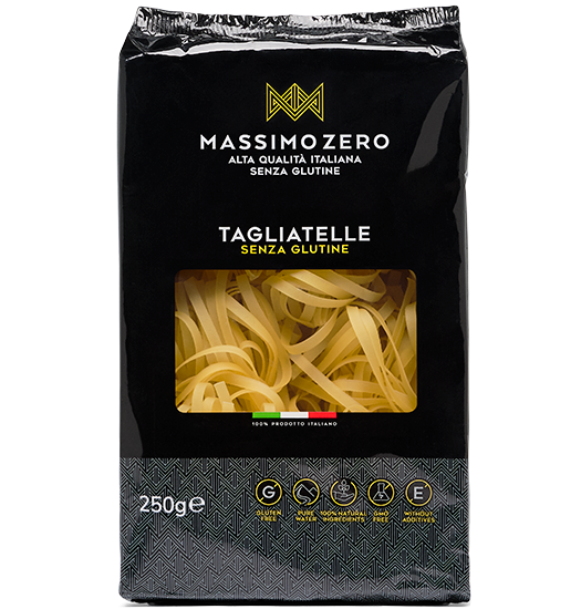 Tagliatelle Massimo Zero senza glutine – gr.250 x 12 pezzi