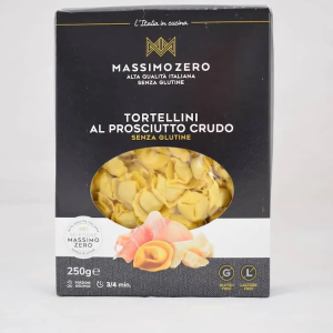 Tortellini al prosciutto crudo Massimo Zero senza glutine – gr.250 x 6 pezzi
