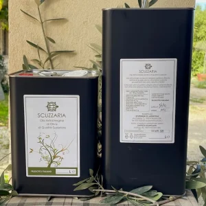 4X 5Lt Olio Extra Vergine Oliva Qualità Superiore