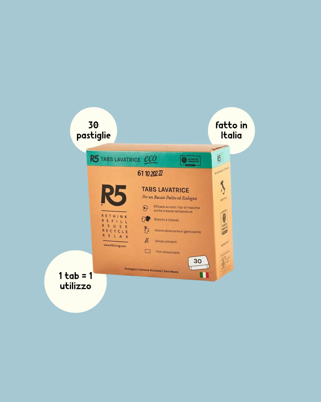 Detersivo Lavatrice in Tabs – R5 Living - immagine 2