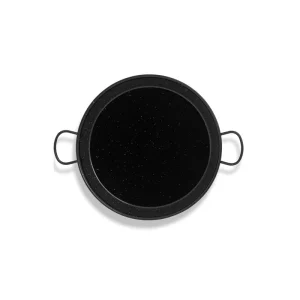 Paellera smaltata nera 24 cm